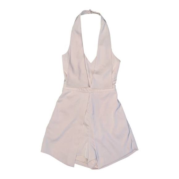 C/MEO Collective Romper Blush Halter Redefine Playsuit Womens Size Small A1 - Picture 2 of 5